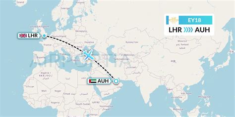 Etihad Airways EY18 (ETD69K) from London to Abu Dhabi .